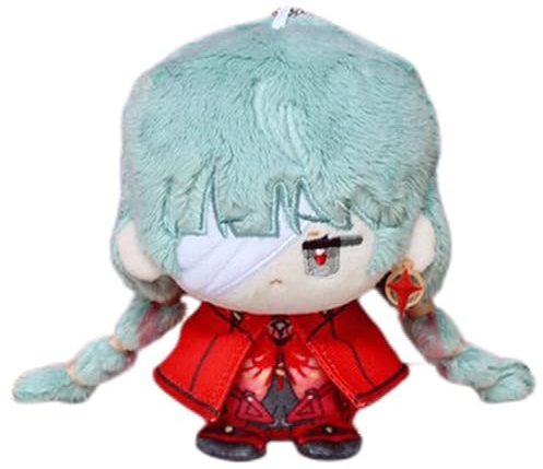 TOPLITHE Wuthering Anime Plüschtier, Süßes 12cm Plüsch Mini Puppe Ornament Spielzeug Anhänger Figur Charms mit Bestickten Details for Spielcharakter Sammler(Phrolova)