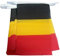AZ FLAG Guirnalda 6 Metros, 20 Banderas de Bélgica 21x15 cm, Bandera Belga 15 x 21 cm - Banderines