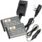 DSTE 2x BP70A Rechargeable Li-ion Battery + DC97U Travel and Car Charger Compatible with Samsung ST700 SL605 TL105 TL110 TL205 WB50F WP10 AQ100 DV150F ES80 MV800 PL200 PL201 Camera as BP-70A EA-BP70A