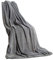 CelinaTex Flauschige Kuscheldecke 150 x 200 cm grau Decke Sofa Couch warm Wohndecke weich Mikrofaser Fleece Oeko-TEX Quebec