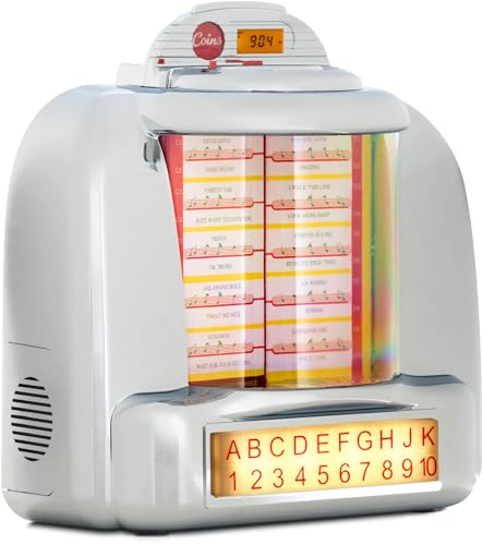 Beatfoxx Nostalgia 40er/50er Jahre Jukebox avec Bluetooth, USB, SD et Radio