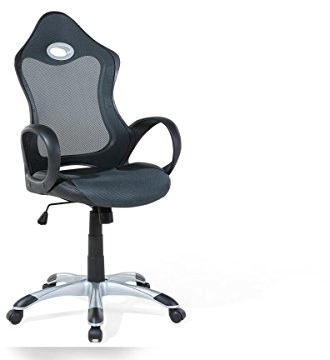 Supply24 since 2004 Designer Leder Chefsessel Bürosessel Bürostuhl Drehstuhl New Age Farbe GRAU Chrom Fußkreuz, günstig