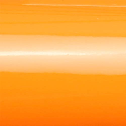 TipTopCarbon Möbelfolie selbstklebend Glanz Vinyl - langlebige Möbel Klebefolie Orange 10m x 62cm - Klebefolie Küche - selbstklebende Folie Möbel - moderne Schrankfolie versch. Größen