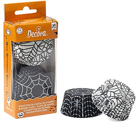 Decora 0339861 PAPIERFÖRMCHEN Spider 50 X 32 MM 36ST.
