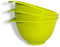 WePrep Mixing Bowl with spout and Handle | Green Set of 3 | Beautifully Bright Coloured Bowl Set | Compact, Stackable & Ergonomically Designed | Proudly Made in The UK