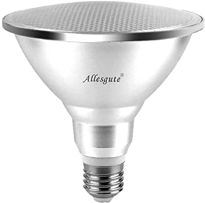 Allesgute 15W E27 Spot LED PAR38 Birne Lampe Reflektor Strahler 230V Warmweiß 3000K Leuchtmittel Eqv 150W Halogen Nicht Dimmbar,1-Stück