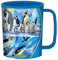 3D LiveLife Gobelet - Plongeon des Pingouins de Deluxebase. Gobelet Art Lenticulaire Océan 3D. Gobelets en plastique de 300 ml enfants illustrations originales licence artiste renommé Michael Searle