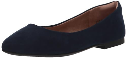 Amazon Essentials Ballerine Basse a Punta Donna, Blu Marino, 38 EU