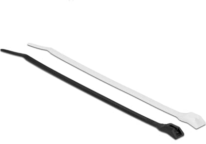 Delock Kabelbinder mit flachem Kopf L 205 x B 4,6 mm 100 Stück