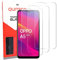 QUITECO Protector Pantalla para Oppo A5 2020 / Oppo A9 2020 [3 Piezas] Vidrio Cristal Templado