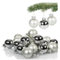 COM-FOUR® 20x Mini-Christbaumkugeln aus Glas - kleine Weihnachtskugeln für die Weihnachtsdekoration - Baumschmuck für den Weihnachtsbaum - Ø 3 cm