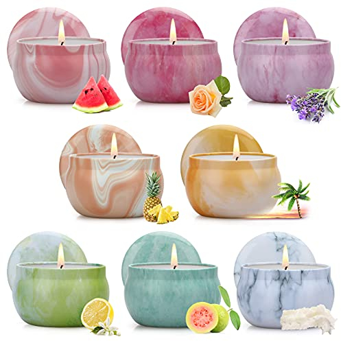 Geschenkset Duftkerzen Kerzen Geschenke für Frauen Duftkerze Set Kerze Deko Geschenkideen Kerzenset zum Verschenken Kerze Duft als Geburtstag Geschenk
