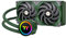 Thermaltake TOUGHLIQUID 240 ARGB Sync All-In-One Liquid Racing Green Wasserkühlung | 5V adressierbar | leise 120-mm-PWM-Lüfter | für Intel und AMD Sockel | LGA-1700 | grün
