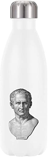 Ancient Greece Statue of Cicero Vakuumisolierte Thermalwasserflasche Weiß