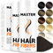 Maxter Streuhaar zur Haarverdichtung - Haarpuder gegen Kaschierung von Haarausfall - Haarpuder Männer und Frauen - Mikrofaser in Pulverform - Hair Fiber - Haarpuder Dunkelbraun x2