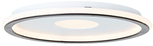 Brilliant Vegas LED Deckenleuchte 30cm weiß/schwarz, Kunststoff, 1x LED integriert, 24 W, (Lichtstrom: 2900lm, Lichtfarbe: 3000K)