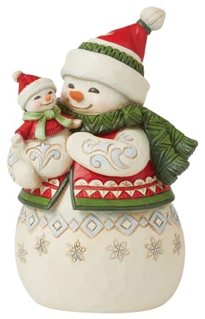 Enesco Jim Shore Pint Sized Snowmom with Snowbaby Figurine