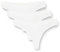 Calvin Klein Damen Strings Ideal Cotton Tangas, Weiß (White/White/White), XXL