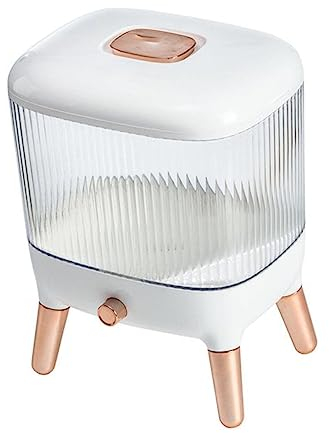 DKULMN Reisspender, Getreidespender, Lebensmittellagerung Getreidebehälter, Reisspender Glas Reismehl Lagerbehälter für Küche Organisation