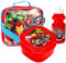 3-teiliges Avengers Kinder-Lunch-Tasche mit Sandwichbox und Trinkflasche, Kinderfigur, Schule, Reise-Set