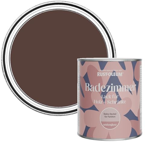 Rust-Oleum Red Moisture Resistant Bathroom Wood & Cabinet Paint In Satin Finish - Valentina 750ml