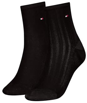 Tommy Hilfiger Damen Shine Short Sock (2er Pack)
