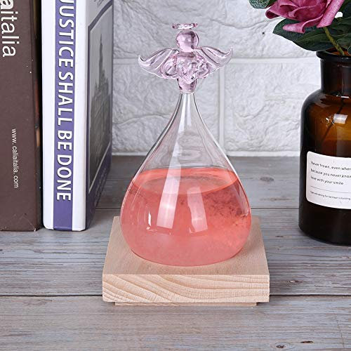 Innovative Engel-Dekor-Form, Wettervorhersage, Glasflasche, Heimdekoration, Valentinstag (Roseate)