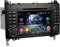 Android 14 8-Kern 4GB+64GB Autoradio Bluetooth GPS Navi für Mercedes Benz A/B Klasse W169 W245 Sprinter Viano Vito für VW Crafter 7 Zoll Touchscreen Unterstützt DAB+ CarPlay Android Auto DSP WiFi IPS