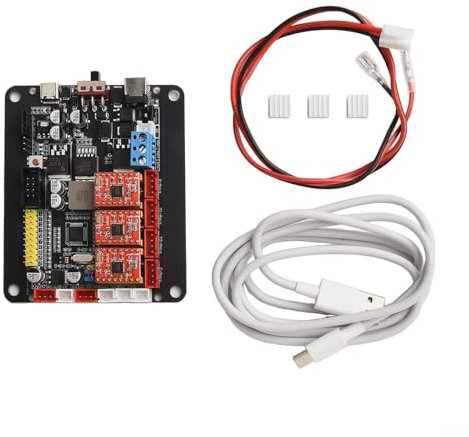 Entgoinggo Steuerplatine, CNC GRBL 1.1 Controller Board X Y Z Schrittmotor USB Laufwerk für 3018 2418 1610 Graviermaschine Motherboard