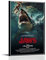 YRAEYWAER Jaws 1975 (4) Poster, ästhetische Dekoration, Wohnzimmer, modern, für Familienschlafzimmer, Schlafzimmer, Wohnzimmer, Wandkunst, Dekoration, Poster, 30 x 45 cm, Rahmenstil