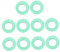 DEARMAMY 10 Rollos Cinta aislante de pestañas pegamento para pestañas dúo cinta no tejida para pestañas kit de maquillaje kit maquillaje cinta adhesiva de tela herramienta de pestañas Green