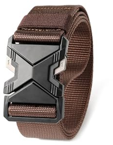 UFOVAOK Arbeitshosen Männer Taktischer Gürtel Herren - Nylon Arbeitsgürtel für Arbeitshosen ，Metall-Schnellverschluss-System,Breite 3,8cm| Anti-Abrasion & Kratzfest | Outdoor- & Security Gürtel