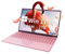 Fsjun 15.6 Rose Gold Laptop | 12th Gen In tel N95 (Up to 3.4GHz), 16GB RAM, 1TB NVMe SSD, FHD IPS Screen, Win11 Pro, Office 2019, WiFi, Webcam, Backlit Keyboard, Fingerprint Unlock, Mini HDMI
