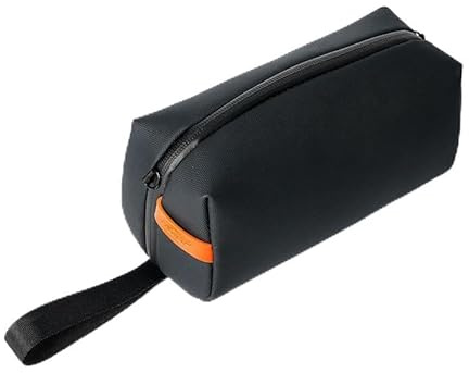 LKTOP Pocket 3 Carrying Bag, Portable Storage Case, Compatible with DJI Osmo Action 6/5 Pro/4/3, Mobile 6/7, Insta 360 X4 Camera Accessories, PU Shoulder Bag Waterproof Handbag (25.5×11×11 cm)