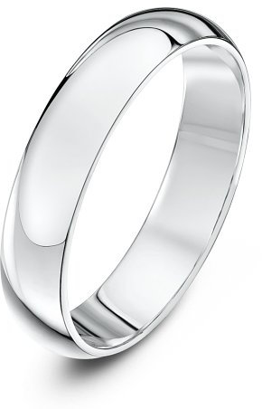 Theia Ehering Palladium 950 sehr massiv - D-Form 4mm - Größe 50 (15.9)