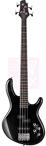 Cort Action-A E-Bass, Saitenstärke 45-105, Hochglanzschwarz