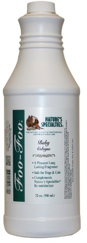 Nature's Specialties Baby Hunde Parfüm Spray - Langanhaltender und Frischen Babypuderduft Hundespray - Leichter & beruhigender Duft - Ideal für die Anwendung nach dem Baden, 946ml