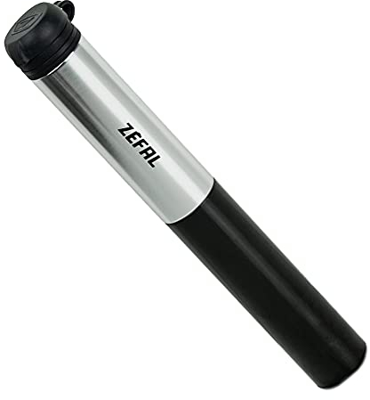 Zefal 362d5 - aluminium-mini-luftpumpe, silber/schwarz