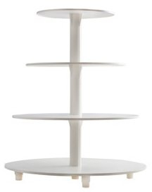 Alzata a Vite in plastica 4 Piani Sostegno per Dolci e Torte Decorazione Compleanno Torta …