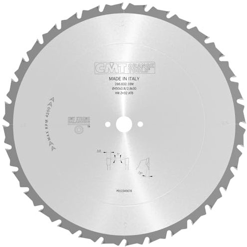 CMT ORANGE TOOLS 286.032.18M - LAMA CIRCOLARE EDILIZIA C/LIMIT. HW 450x3.8/2.8x30 Z32 5'ATB