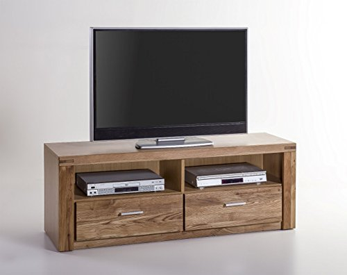 moebelstore24 TV-Kommode Lowboard Tabea in Wildeiche Teilmassiv geölt