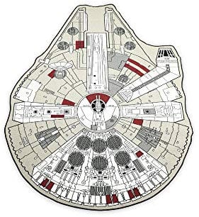Star Wars Millennium Falcon Large Area Rug | 79 x 104 Inches