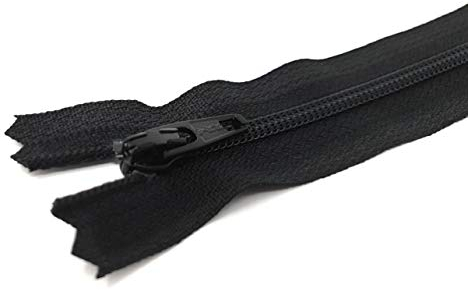 YKK teilbarer Reißverschluss Kunststoffspirale mit Zipper 580 Schwarz 70 cm