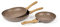 Juego de 3 sartenes Wood & Stone