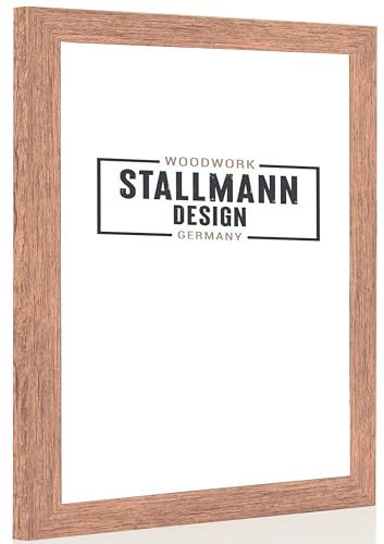 Stallmann Design 'New Modern' Bilderrahmen 60 x 90 cm | Farbe: Apfel | eleganter Frame für Ihre Fotos und Motive