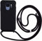 Ququcheng Kompatibel mit Samsung Galaxy S9 Plus Hülle,Handykette Hülle Silikon Seil Necklace Handyhülle mit Kordel Tasche TPU Bumper Schutzhülle für Samsung Galaxy S9 Plus-Schwarz