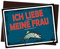 trendaffe - Kühlschrankmagnet mit Angler Motiv und Spruch: Ich Liebe es wenn Mich Meine Frau zum Angeln lässt