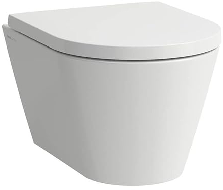 LAUFEN Kartell Wand-WC COMPACT, Tiefspüler, spülrandlos, 490x370x285mm, H8203334000001, Farbe: Weiß