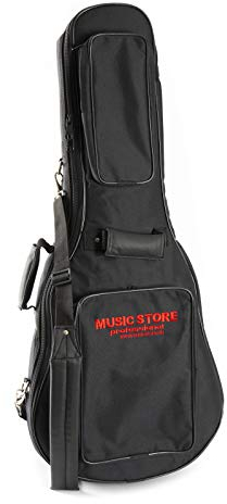 MUSIC STORE Gigbag, Super Deluxe 3/4, Classic Guitar, Konzertgitarren Tasche, mit Polsterung, Zubehörfächern