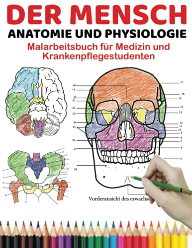 Das Malbuch zur Anatomie und Physiologie des Menschen für Medizin- und Krankenpflegestudenten: Der vollständige Leitfaden zum Selbsttest zum Erlernen ... Weise. Perfektes Geschenk für Medizin